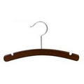 10" Walnut Wooden Baby Hanger